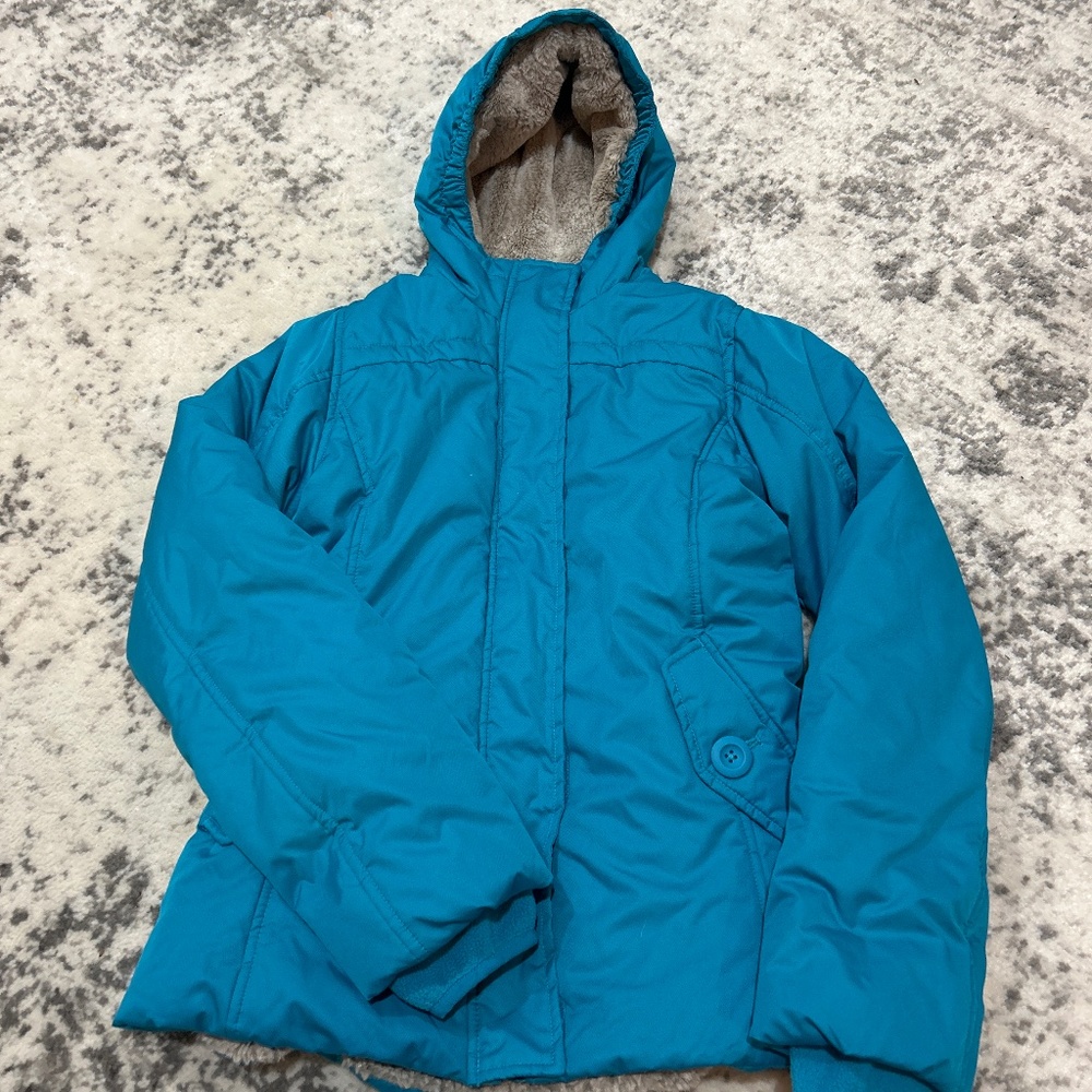 Girls winter coat with soft fleece inside